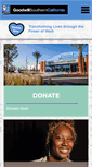 Mobile Screenshot of goodwillsocal.org