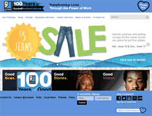 Tablet Screenshot of goodwillsocal.org
